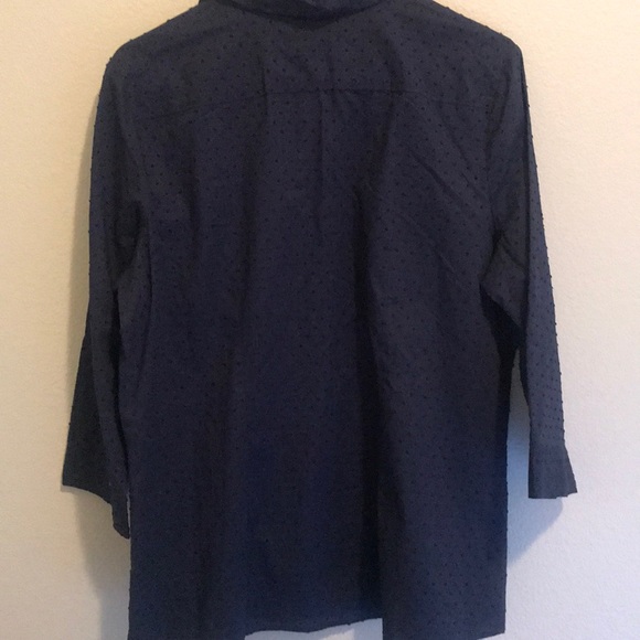 Navy button down shirt - Picture 4 of 6